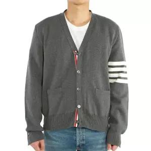 국내발송 26SS 톰브라운 남성 브이넥 가디건 그레이/MKC171A 00219 035
