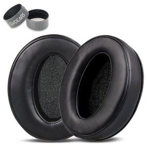 SENNHEISER HD450BT / HD4.50BT / HD4.50SE용 교체용 귀마개 패드 - 블랙 | 또한 HD4.40BT / HD4.30G / HD4.20S / HD400S / HD350BT / HD458BT용 내구성 있는 가죽과 편안한 스펀지 소재의 귀마개 패드