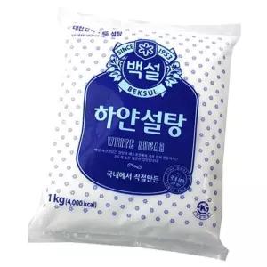 (다올)백설설탕 1KG 하얀설탕 흰설탕 식품 식자재