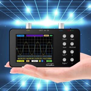 SCO2 듀얼 채널 디지털 자동 오실로스코프 PWM 50M 10Mhz 샘플링 속도 2.5KSaS 전자 수리 도구용 아날로그