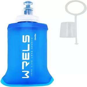 WRELS 소프트 러닝 워터 플라스크 접이식 보틀 스포츠 및 등산용 소형 BPA 프리 수분 보충 팩 5oz/8oz/17oz