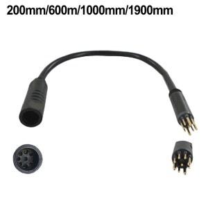 1개 전기자전거 모터 케이블 9핀 연장선 남성 여성 연장 케이블 250W 1000W용 바팡 AKM 용이 모터용