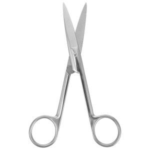 UEETEK 14CM 스테인리스 가위 의료용 수술용 직선 절개 가위