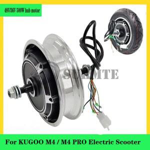 10인치 전동 스쿠터 허브 모터 48V 500W 브러시리스 디스크 브레이크 허브 모터 KUGOO M4 / M4 PRO 전동 스쿠터 액세서리용 E 바이크 모터