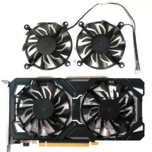 그래픽 카드 냉각 팬 MANLI P106-100 팬 MANLI P106-100 냉각 GTX 1060 트윈 쿨러