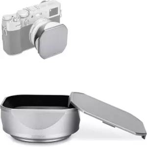 정사각형 LH-X100 X100VI X100V 메탈 렌즈 후드 w 49mm AR-X100 어댑터 링 셰이드 프로텍터 캡 for