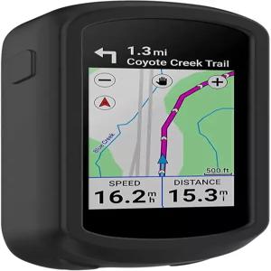 Garmin Edge Explore 2 보호 케이스 커버용 LOKEKE 실리콘 쉘 스킨 2용 블랙