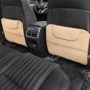 LUNBFFF 2팩 킥 매트 마쓰다 CX-3/CX-30/CX-4/CX-5/CX-50/CX-60/MX-30/MX-5/RX-8용 카시트 프로텍터 다기능