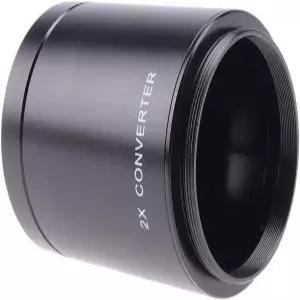 Hersmay 2.0X 텔레컨버터 배율 렌즈 어댑터 T2 마운트용 420-800mm 캐논 소니 니콘용 망원 줌