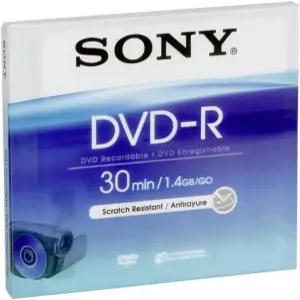 비디오 카메라용 Sony 8cm DVD-R - 단일 팩