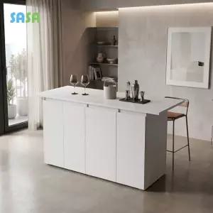 사사가구 올리아 1800 아일랜드 주방수납장 (LPM상판)