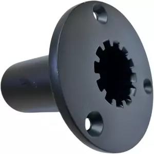 KROYWACHS 알루미늄 스피커 탑 햇 102×80mm 폴에 맞음 PA/DJ 서브우퍼 마운트 플랜지 어댑터 삼각대용 1개