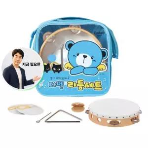 지금 필요한 타악기세트 탬버린 파랑 리듬 음악 악기 뮤직 1P 세트 아동 다벨