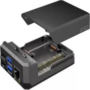 라즈베리 파이 4용 아르곤 NEO 알루미늄 케이스 - 패시브 히트싱크 GPIO/HAT 포함