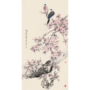 화조도 도안 동양화 초안 그림 연습 수묵화 한국화 연화도 매트 재료 40X50
