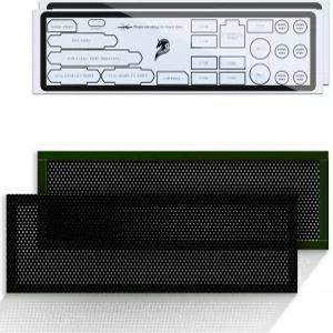YIMATECO I/O 쉴드 플레이트 빈 PVC 접착제 포함 IO 모든 PC 마더보드 데스크탑 컴퓨터 케이스용 범용 DIY