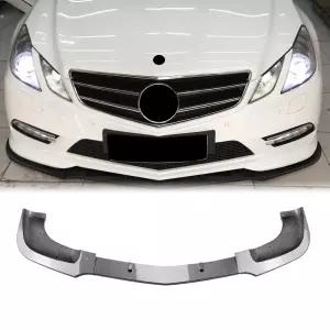 벤츠 E클래스 W207 C207 쿠페 09-12 글로스 블랙 카본 룩 스플리터 호환