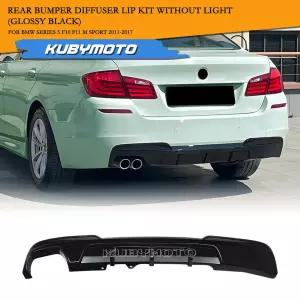 BMW 5시리즈 F10 F11 M 스포츠 11-17 리어 디퓨저 립 스플리터 호환