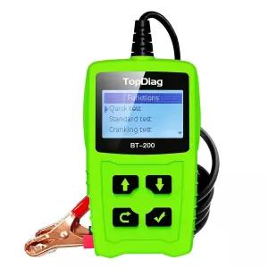 Topdiag BT200 12V 24V 자동차 배터리 테스터 2024 100-2000 CCA 디지털 분석기 충전 크랭킹 시스템
