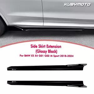 BMW X3 X4 G01 G02 M 스포츠 18-24 차량 사이드 스커트 익스텐션 호환