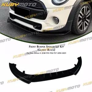 미니 쿠퍼 S JCW F55 F56 F57 14-21 프론트 범퍼 립 스플리터 호환