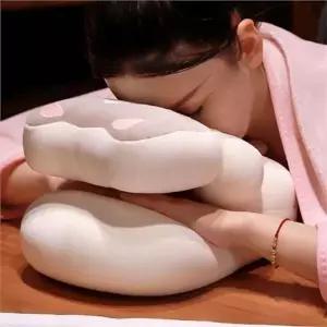 고양이 낮잠 쿠션 사무실 낮잠 쿠션 부드러운 휴식용 직장인 책상