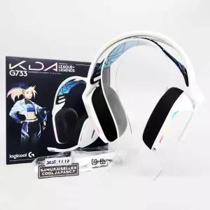 로지텍 G733 KDA LIGHTSPEED 무선 화이트 헤드셋