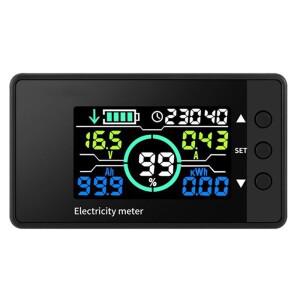 FLYY-DC7.5-100V 전압 전류계 차량용 리튬인산철 전력계 양방향 감지 쿨롱 미터 50A