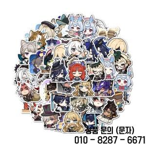 48pcs 게임 캐릭터 Genshin 충격 스티커 자체 붙여 넣기 파티 벽 탁상 머그잔 및 기타 장식에 사용할 수 있