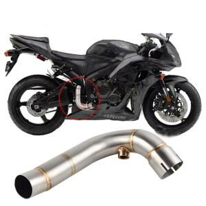 CBR600RR CBR600 RR F5 2005 2019년식용 슬립온 고성능 오토바이 배기 중간 연결 파이프 튜브