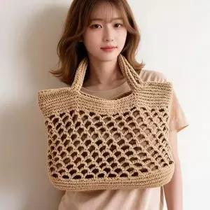 썸머 네트백 그물 가방 여름 비치백 장바구니 데일리백 마트 장보...