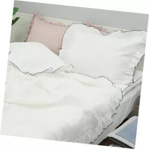 국산 뱀부 프릴 기본 싱글용 침구류
