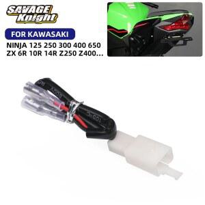 번호판 라이트 와이어 하네스 플러그 배선 커넥터 Kawasaki Z125 Z250 Z300 Z400 NINJA 300 400 650 ZX 6R ZX 10R ZX 14R