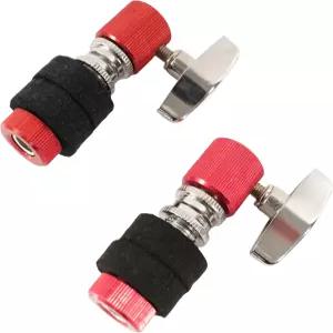6-8mm 로드에 적합한 표준 하이햇 클러치 2개 알루미늄 합금 스탠드 포스트 재즈 드럼 드롭 심벌 부품 및