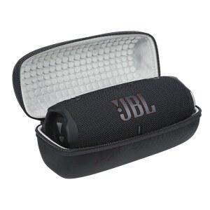 JBL CHARGE 6 블루투스 스피커와 호환되는 충격 방지 및 방수 하드 케이스 휴대용 보호 - 블랙 카메라 포함