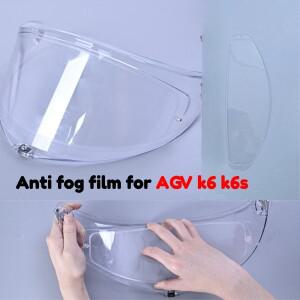 Agv K6 모터 헬멧 쉴드호환용 안티포그 필름  바이저 인서트 k6 k6s호환용 오토바이 액세서리