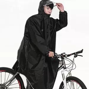 판초우의 안전 와이드 사이즈 가방 덮개 자전거우비 투명