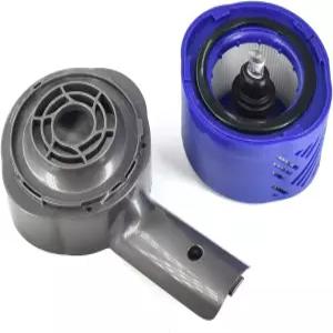 ZLiT Dyson V6 DC58 청소기용 교체 모터 후면 커버 및 전면/후면 필터 엘리먼트 키트