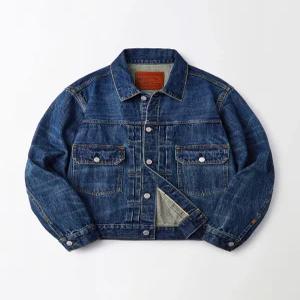 아웃스탠딩 OS00ALJK03MB 여성 트러커자켓 청 SELVEDGE DENIM 2ND JACKET_MEDIUM BLUE 69417