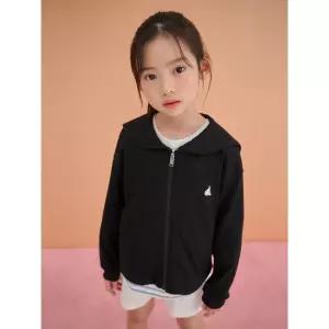 빈폴 키즈 BI5141G135 아동 셔츠 유아 여아 골지 집업 블랙 4740694