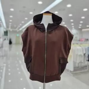 [스테파니]배색 포켓후드 조끼/A26JK6302_JK