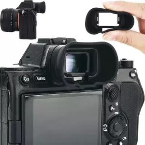 FDA-EP19 소니 A9III A7R5 A7RV A7M4 A7M5 A1 A7SIII A7S III A7S3 아이쉐이드용 소프트 실리콘 롱 카메라