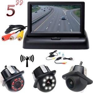 무선 자동차 카메라 TFT 트레일러 범용 후방 카메 자동차전방 화면 감지기 백업 화물차