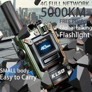 4G POC 네트워크 디지털 무전기 GPS SOS 기능 5000km 범위 양방향 라디오 5000km 범위 소음 감소