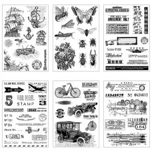 곤충 레이블 실리콘 스탬프 DIY 스크랩북 사진 앨범 장식 공예