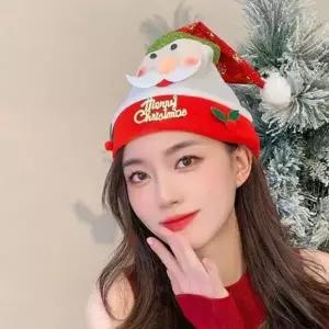 [하프클럽/셀럽하우스]행복한 산타 크리스마스모자 루돌프