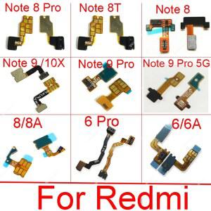 가벼운 근접 센서 플렉스 리본 케이블 Xiaomi Redmi 참고 8 8T 9 10X K20 프로 거리 근접 센서 플렉스 케이블 부품