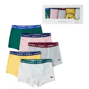 [블루독]스트라이프5종사각팬티 (GN) 26W10-510-05