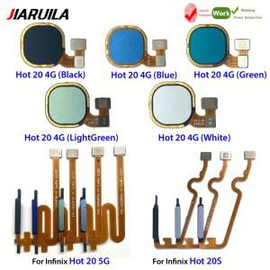 신상 지문 센서 홈 리턴 키 메뉴 버튼 infinix Hot 20 4G 5G 20S Note10 693용 플렉스 리본 케이블