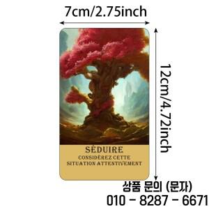 초보자를 위한 프랑스 타로 카드 신비한 숲 오라클 텔레파시 데크 트리 아름다운
